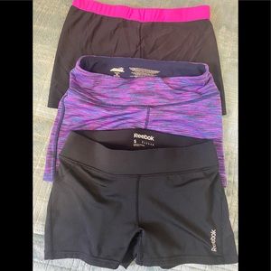 Lycra athletic shorts